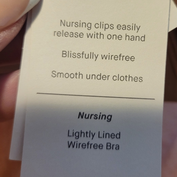 NWT WOMEN'S nursing bra mauve color size 34 D. Quick release - Picture 6 of 7